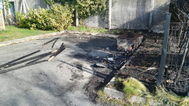 incendie au P