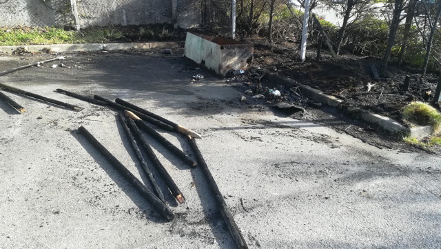 incendie au P