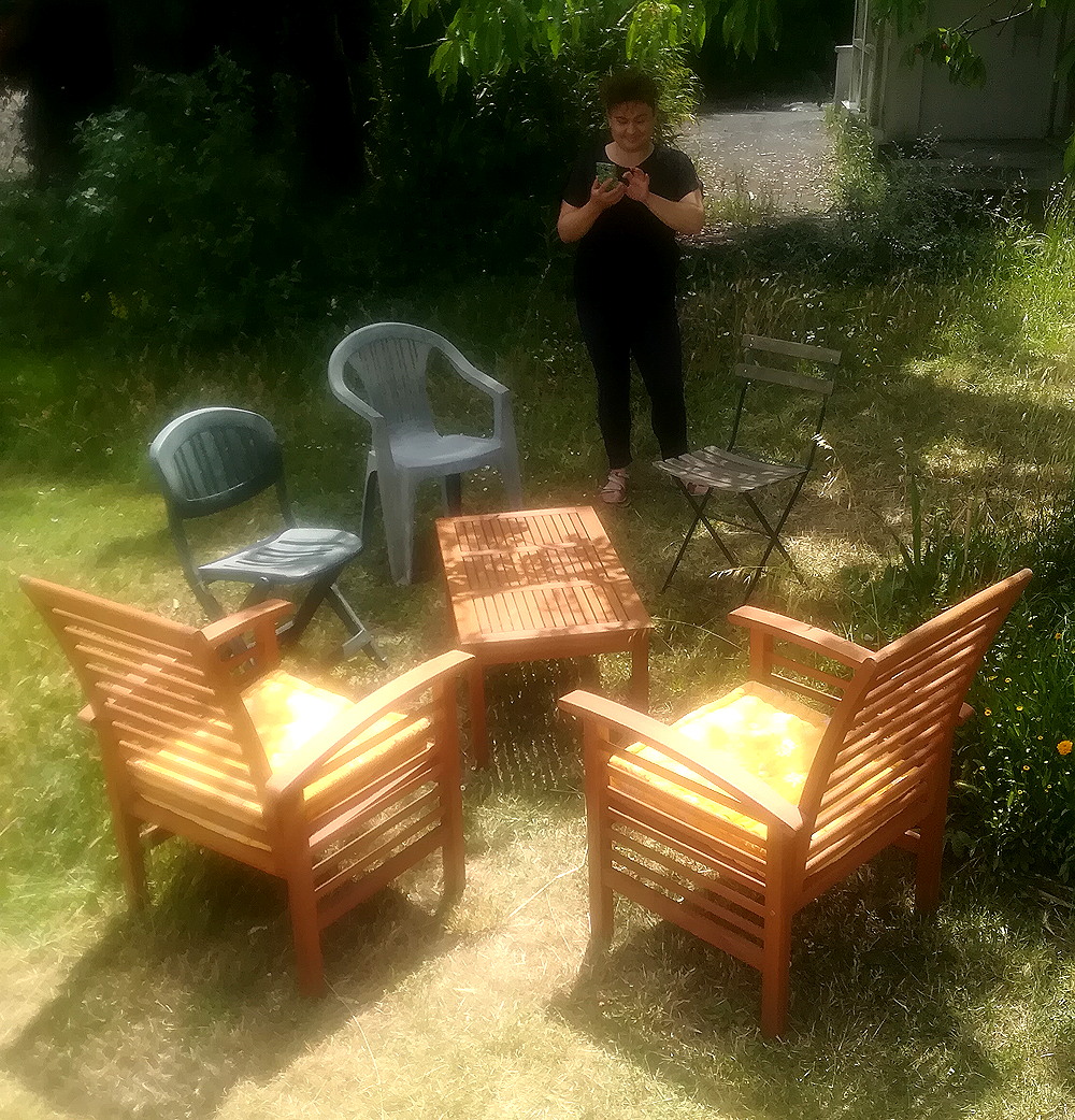 Le salon de jardin de Florelle