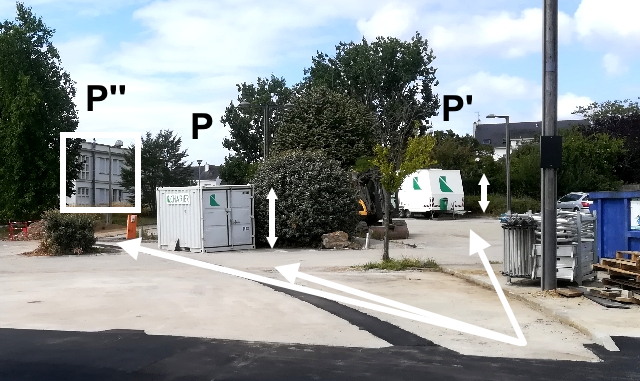 parallélépipèdes du parking