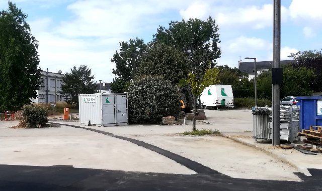 parallélépipèdes du parking