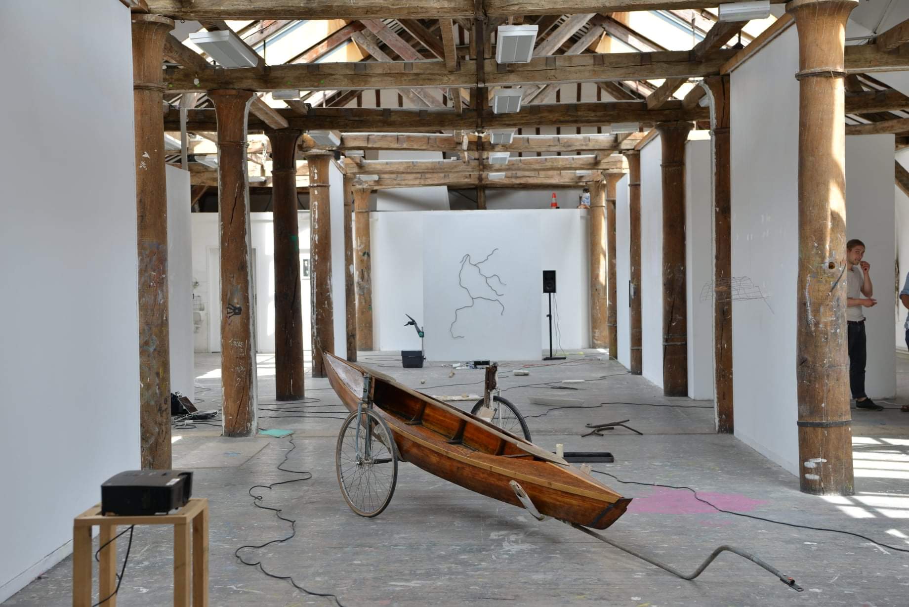 Antonin Verhulst et son canoe