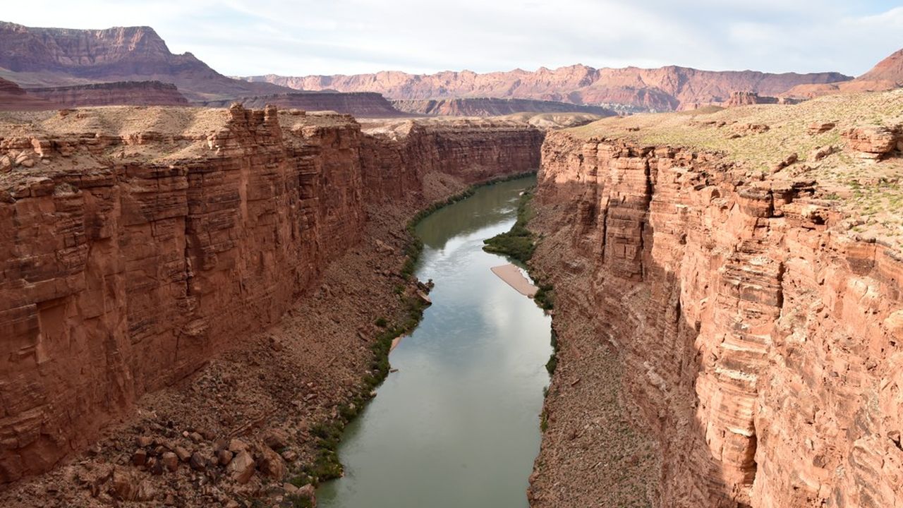 la rivière Colorado asséchée