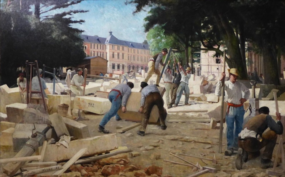 Aviat, Le chantier du lycee Lakanal à Sceaux