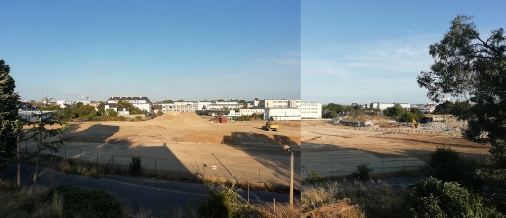 le pano du chantier