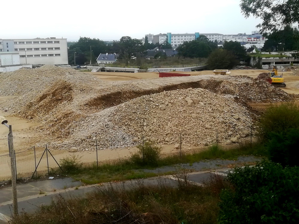 le pano du terrain