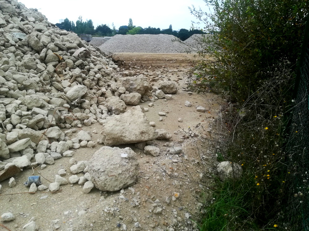 le pano du terrain