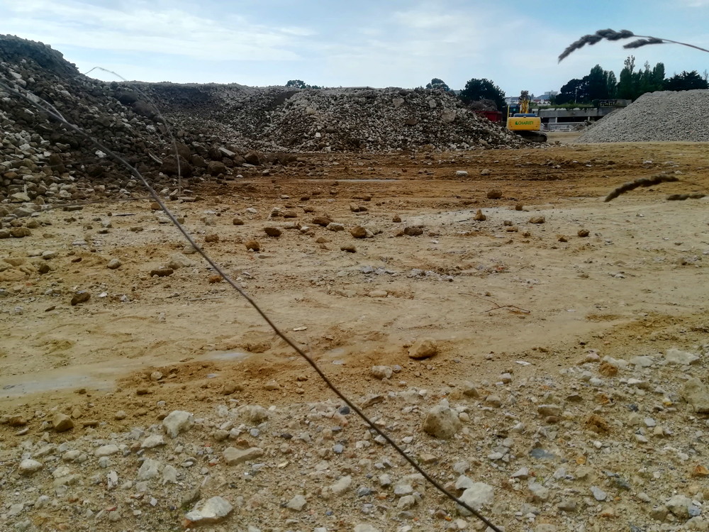 le pano du terrain